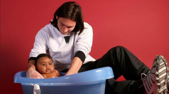 Foto Messi Bayi Lamine Yamal